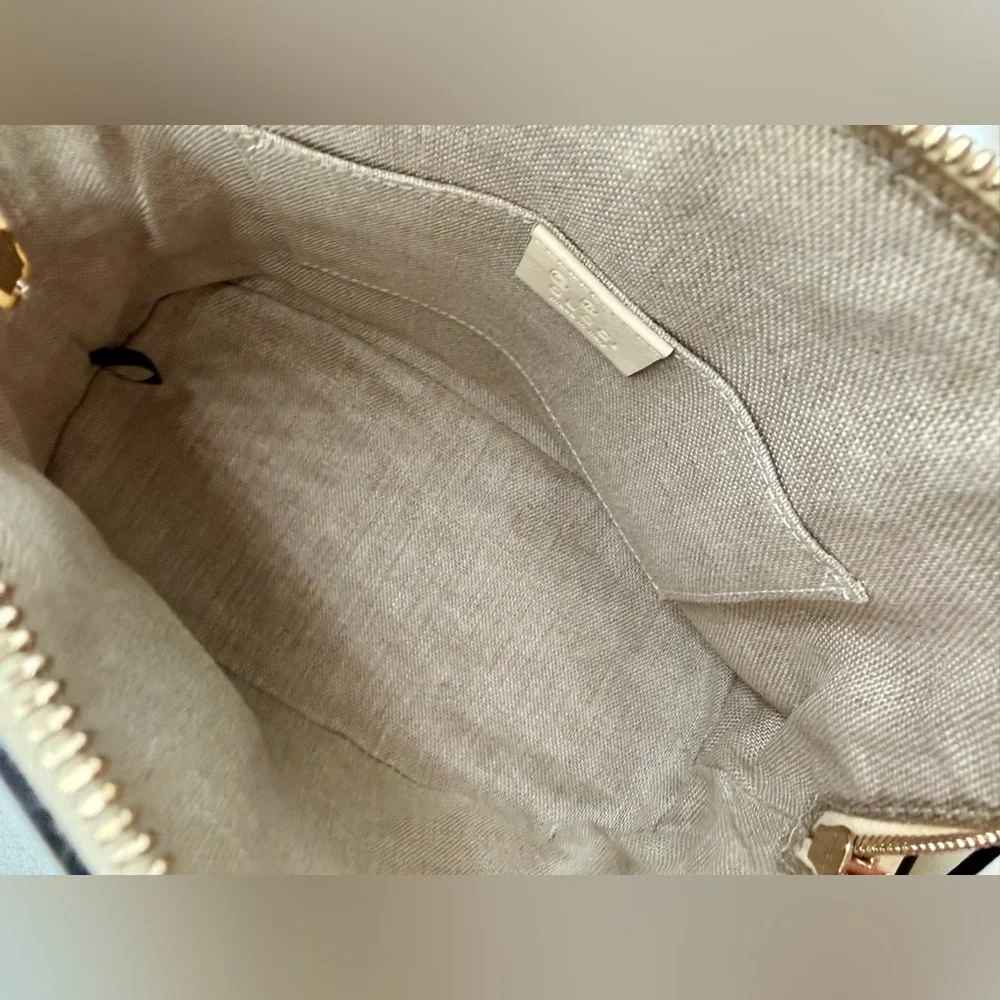 A Condition: Gucci Microguccissima Mini Dome Leather 2 way bag - Beige Ivory